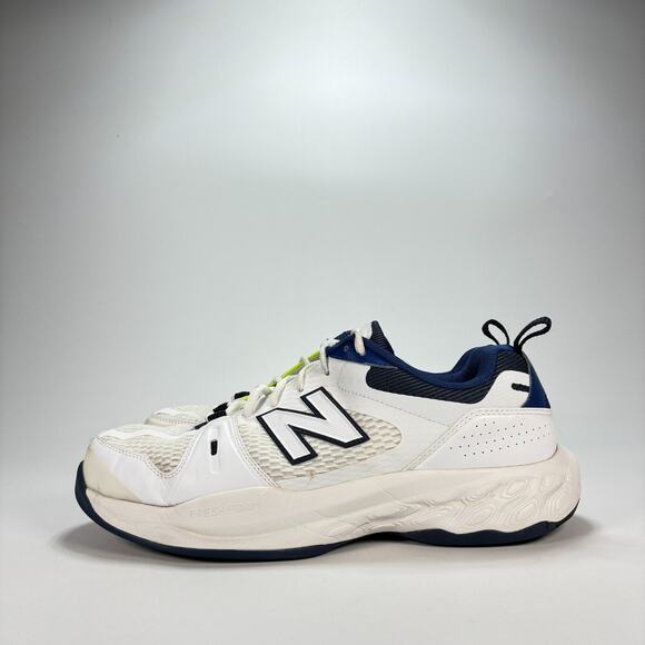 New Balance Fresh Foam X 1007 White Navy Athletic Tennis Shoes Men\'s Size 10.5 main image 7